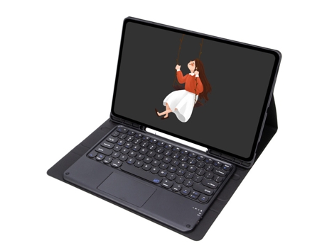 Carcasa Flip Cover y Teclado Bluetooth YIMGOTTA para Samsung Tab A7 10.4(2020)T500/T505