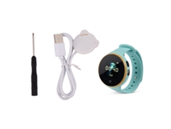 Pulsera Inteligente Para Niños Con Rastreador Gps Y Reloj Seguro Sos Anti-pérdida Color Verde