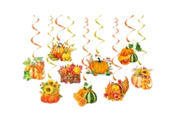 9 Adornos de Hoja de Arce, Decoración Colgante para Otoño y Acción de Gracias KOFIHETY