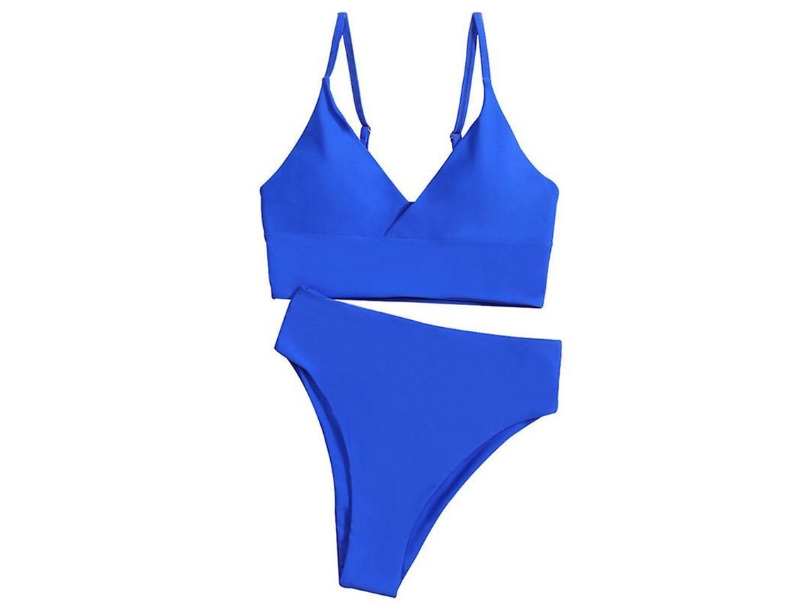 2026-traje De Bikini Para Mujer, Bikini Triangular Sexy De Color Sólido Con Copas Removibles Y Tirantes Ajustables