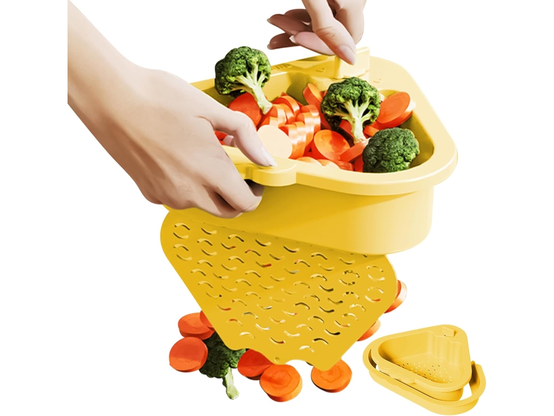 Colador Para Fregadero De Cocina - Cesta De Filtro De Esquina Multiusos Con Instalación Rápida | Desechos