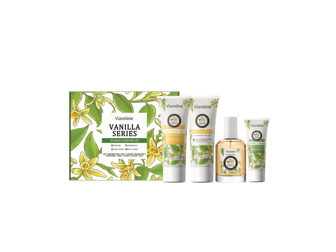 Kit de cuidado facial con fragancia para uso diario.