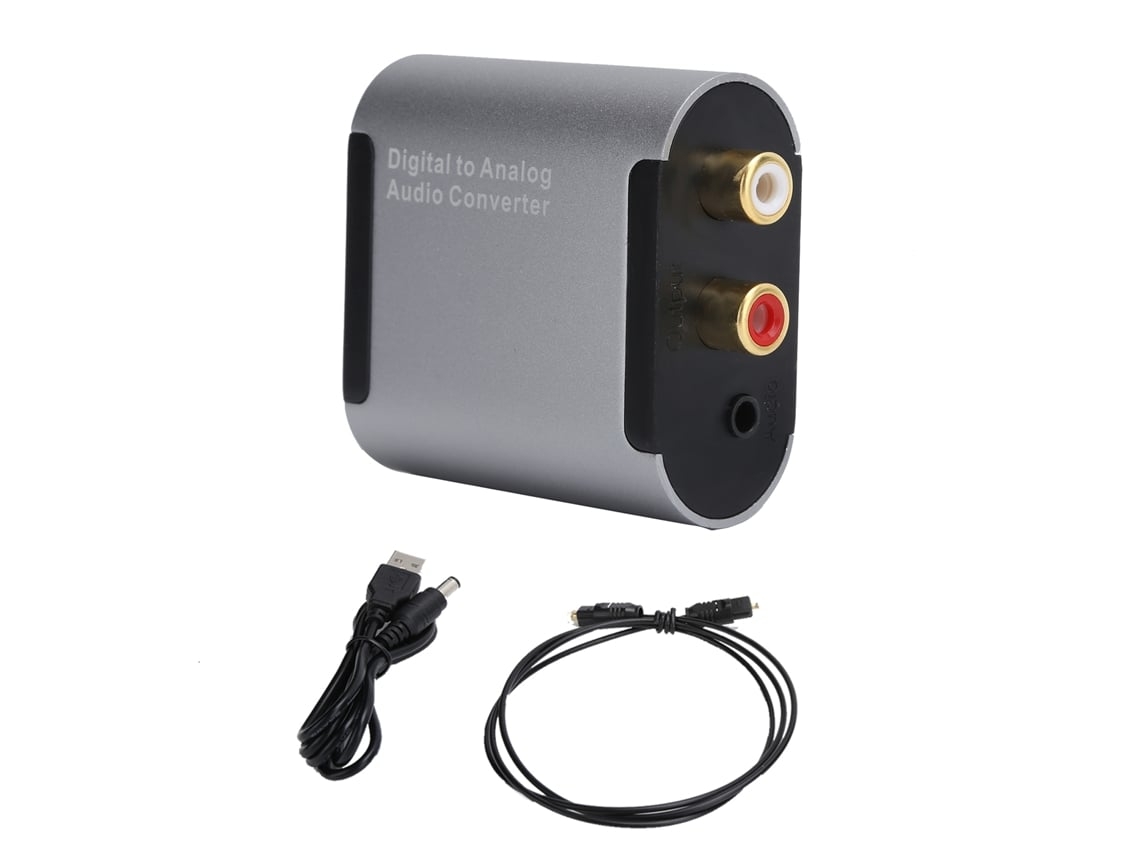 Adaptador Spdif A Rca Estéreo, Alimentado Por Usb, Elimina Ruidos Y Transmite Audio De Alta Calidad.