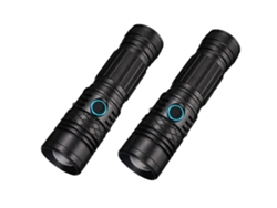 Linterna Led Recargable Telescópica Zoom Antorcha De Bolsillo 3 Modos De Luz para El Hogar Al Aire Libre Senderismo Camping Pesca Negro YEMAESRE