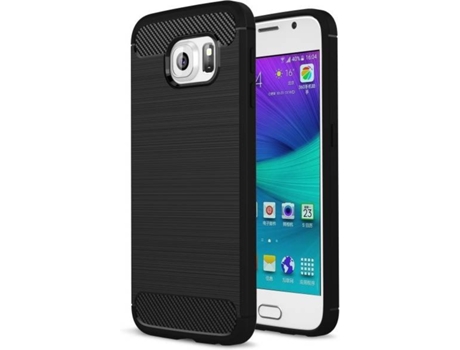 Carcasa Samsung Galaxy S6 Multi4you Gel TPU Carbono Negro