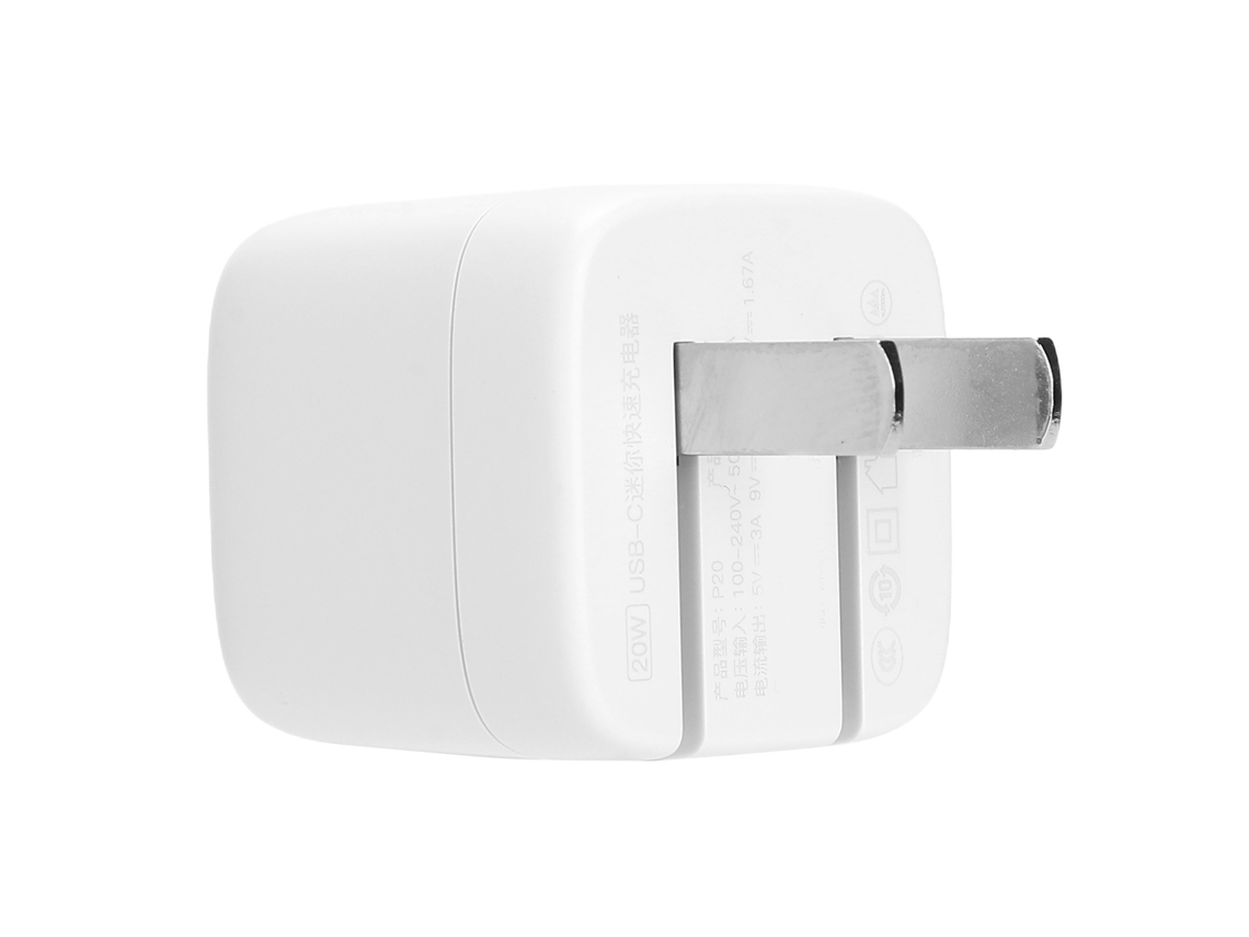 Mini Cargador De Pared Portátil De 20 W Con Carga Rápida Para Teléfonos Móviles Y Tabletas.