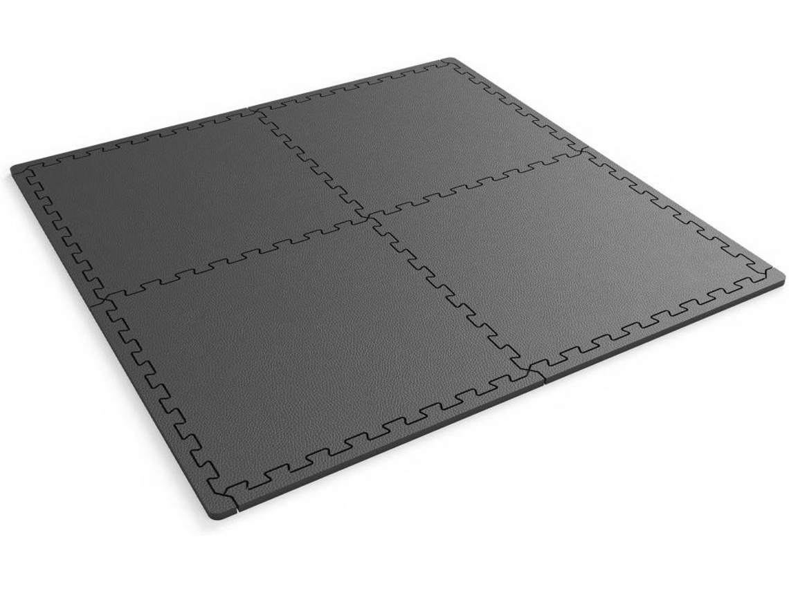 Alfombra AKTIVE (Negro - Goma - 62x62x1 cm)