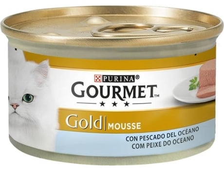 Pienso PURINA Gourmet Gold Mousse con pescado de mar