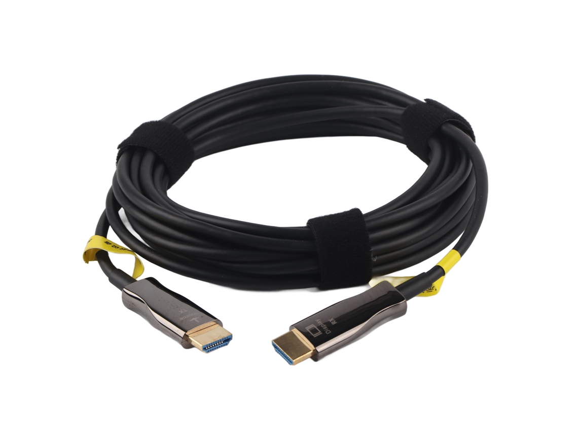 Cable Hdmi De Fibra Óptica 4k Hdr10 Hdcp2.2 18 Gbps 5 M/16,4 Pies Para Ps4 Xbox Tv Proyector