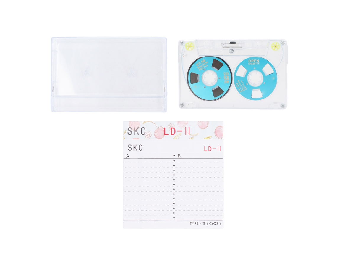 Cintas De Casete Vírgenes Para Grabación De Audio, Bajo Nivel De Ruido, Alta Salida, Nítidas, Cintas Azules Grabables En Blanco.