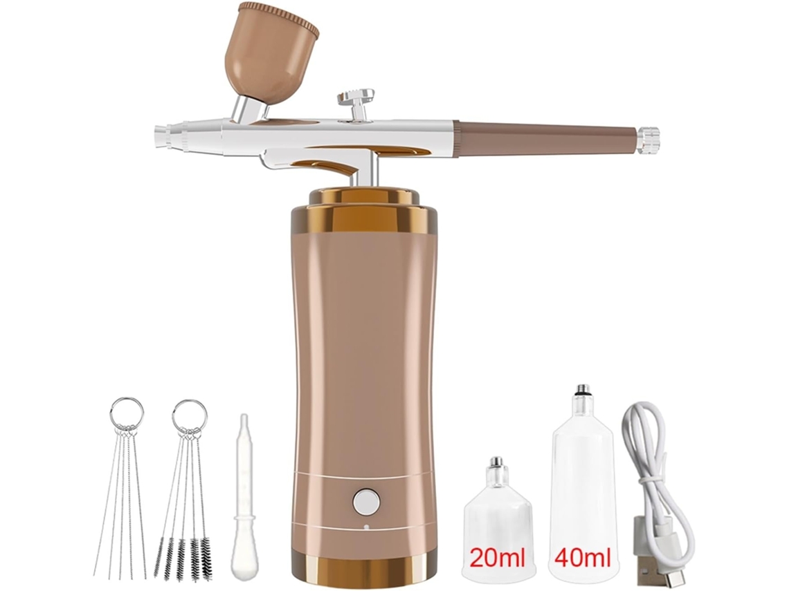 Kit De Aerógrafo Portátil Con Compresor Para Uñas, Pintura Y Manualidades.