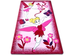 Alfombra DYWANY LUSZCZOW Happy C224 (Rosa - 240x330 cm - Polipropileno)