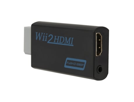 Convertidor WII a HDMI Full HD 1080P WII a HDMI Wii 2 Convertidor HDMI Audio de 3,5 mm para PC Pantalla de monitor HDTV Adaptador de Wii a HDMI