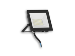 Foco Proyector LED 30W 120lm/W IP65 S3 5000K No Negro Blanco Frío LEDKIA