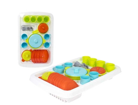 Escurridor para Fregadero Juguete 35 Piezas Plástico 48x32x11 cm