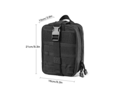 Botiquín De Primeros Auxilios Molle Para Acampada De Emergencia, Senderismo, Montañismo Y Almacenamiento De Herramientas De Supervivencia.