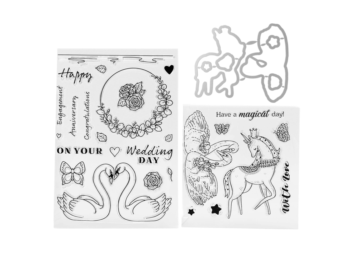 Sello Limpio Bloque De Grabado Transparente Estilo Día De San Valentín Reutilizable Para Manualidades Diy
