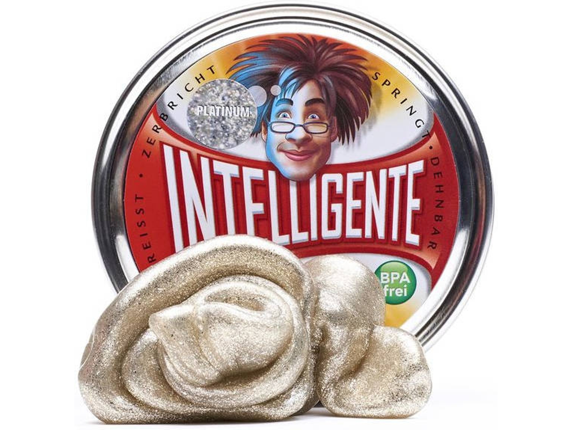 Plastilina INTELLIGENTE KNETE Oro 80 g (Edad Mínima: 3 años)