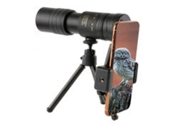 Luneta Monocular Com Zoom Óptico De 10 300x40mm Hd Telescópio Monocular Para Adultos Caça Caminhadas Acampamento Passeios Turísticos E Saisiyiky