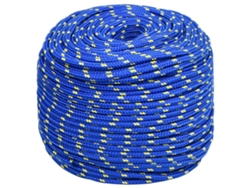 Cuerda De Barco Polipropileno Azul 10 Mm 500 M