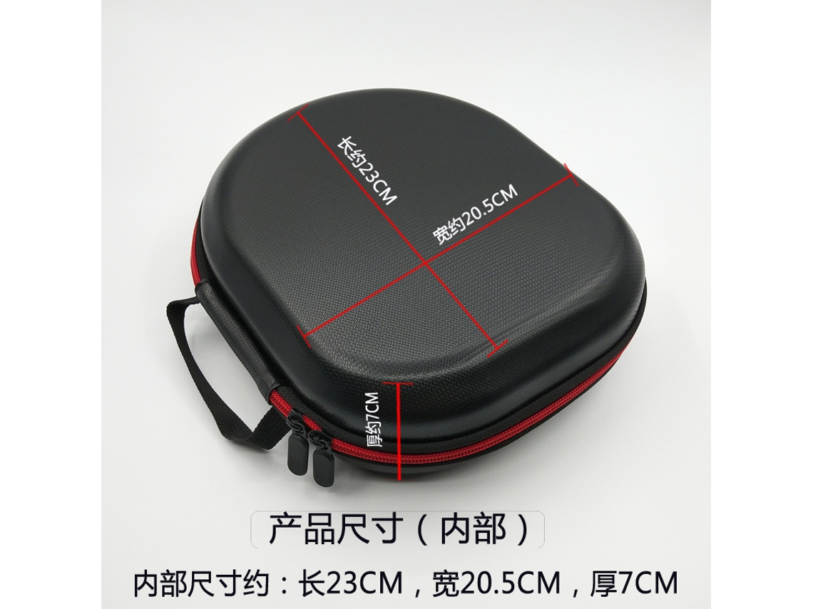Dos fundas de cuero para guardar los auriculares Apple AirPods Max. Dos fundas de cuero negras. Yunzii