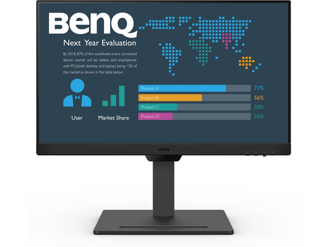 Monitor BENQ BL2490T (Negro - Full HD - 23,8" - IPS - Enchufe EU - 5 ms)