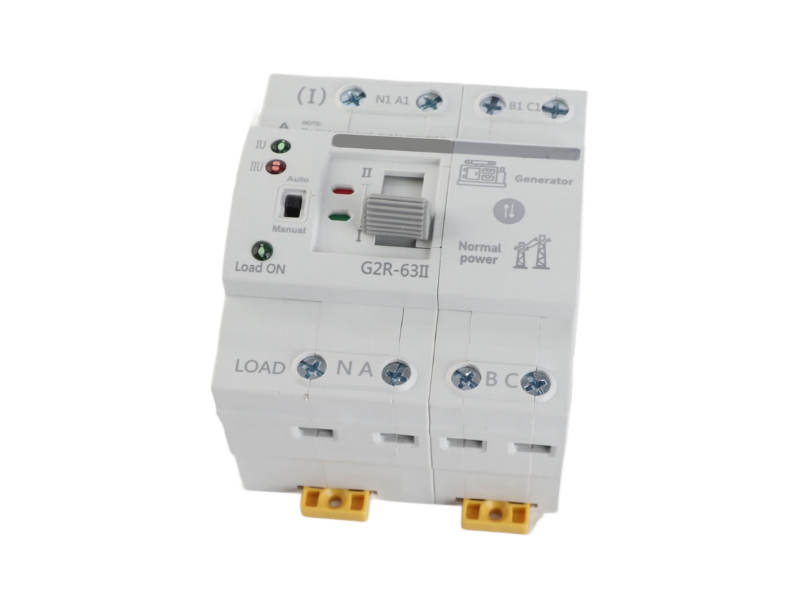 Conmutador Automático De Transferencia De Doble Potencia 4p 40a 220vac Cambiador Rápido Para Generador