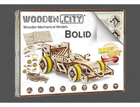 Puzzle WOODEN.CITY Bolid F1 Puzle 3D 108 pieza(s) Vehículos