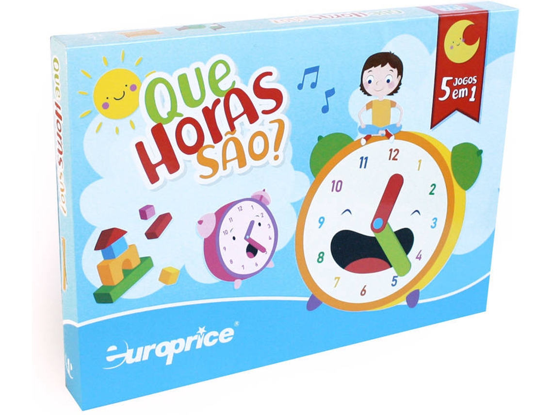 Juego Educativo EUROPRICE ¿Qué hora es? (Edad Mínima: 3 años)