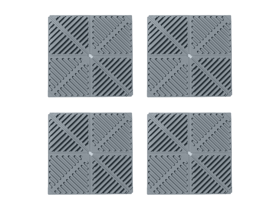 Agarradera de silicona plegable resistente al calor hasta 230 °C, soporte ajustable para placa calefactora y agarradera Kofihety