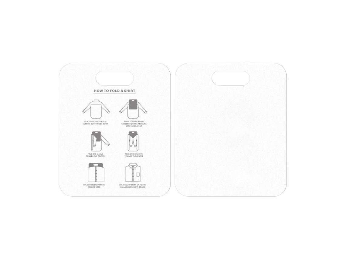 Tabla plegable rápida y cómoda para apilar, color blanco para adultos.