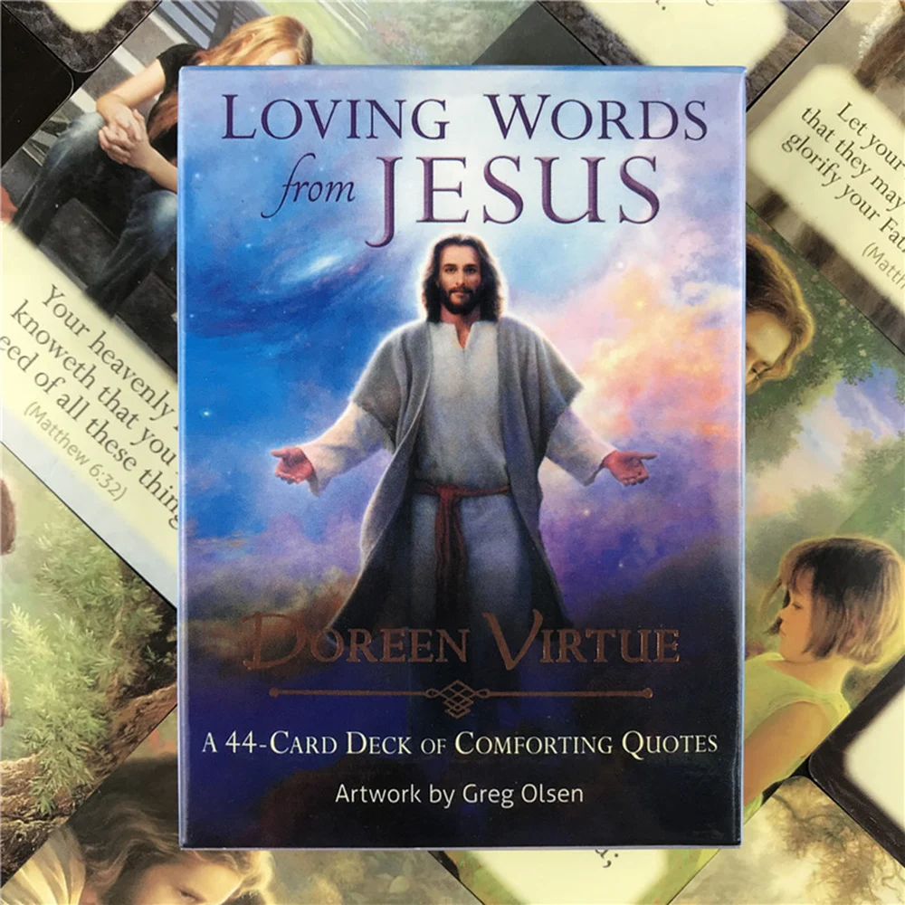 Cartas Del Tarot Del Lenguaje Del Amor De Jesús (juego De Mesa De 44 Cartas)