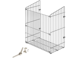 EMUCA Papelera para Ropa Sucia con Sistema de Puerta Abatible - Módulo 450Mm - Acero - Cromo