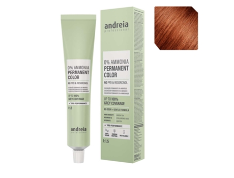 Coloración Permanente Vegana 0% Amoniaco N°6.45 100Ml ANDREIA