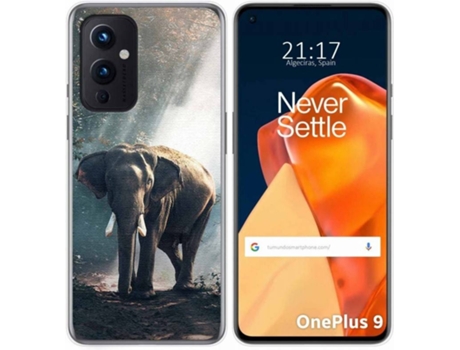Carcasa OnePlus 9 5G TUMUNDOSMARTPHONE Elefante Multicolor