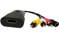 Cable Convertisseur Av Composite Vers Tv Cable Scaler Prise Charge Ntsc Y Pal Sin Adaptateur