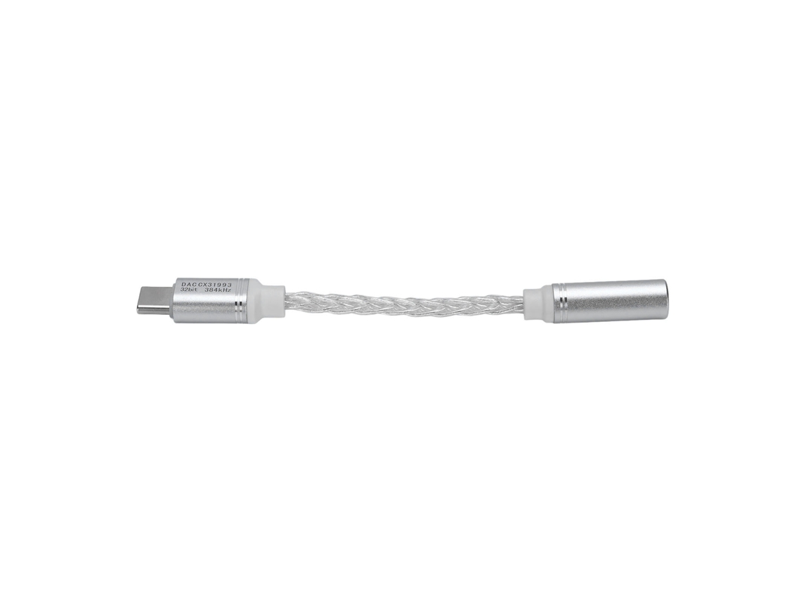 Adaptador Usb-c A Auriculares De 3,5 Mm, Color Cobre Y Plata, 384 Khz, 32 Bits, Para Galaxy S24, S23 Y S22.
