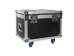 Flightcase, Construcción de cuero duradero, ruedas incorporadas, Flightcase de 1 pieza, OEM con enchufe UE