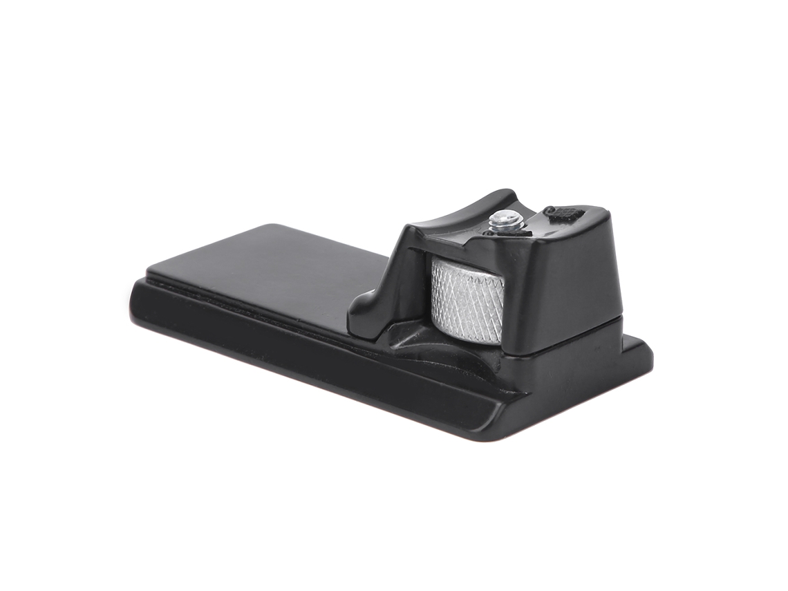 NEVEANCE Adaptador de Base para Trípode Universal en Aleación de Aluminio Negro con Tornillo 1/4 Pulgada y Acoplamiento Tipo Cola de Golondrina