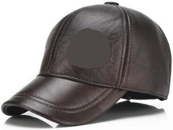 Gorra De Hombre De Piel De Vacuno, Orejeras, Gruesa Y Cálida, Gorra De Béisbol, Auténtica, Talla