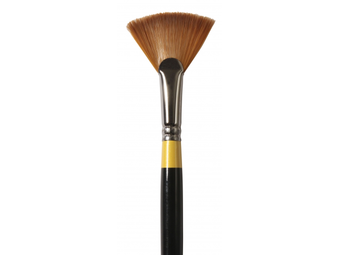 Pincel Sintetico Rigido Abanico Acrilico Mango Largo S.46 (8'' 25,4 Mm)