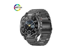Reloj inteligente Bestvite ET492 AMOLED con Bluetooth, llamadas, NFC y detección de estado de ánimo (negro)