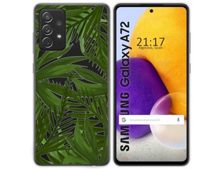 Carcasa Samsung Galaxy A72 TUMUNDOSMARTPHONE Dibujos Transparente Multicolor