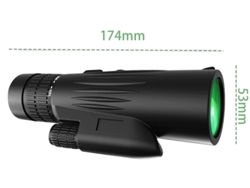 Telescopio monocular con zoom de 10,30 x 42, prisma Bak4 y lente FMC con aumento real de 10,30x y lente objetivo de 42 mm. Yizhood