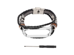 Cinturón de cuero étnico retro Baoj para Mi Band 6