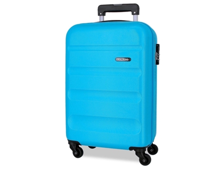 Maleta para Cabina ROLL ROAD Flex Rígida extensible (55cm - Azul Claro)