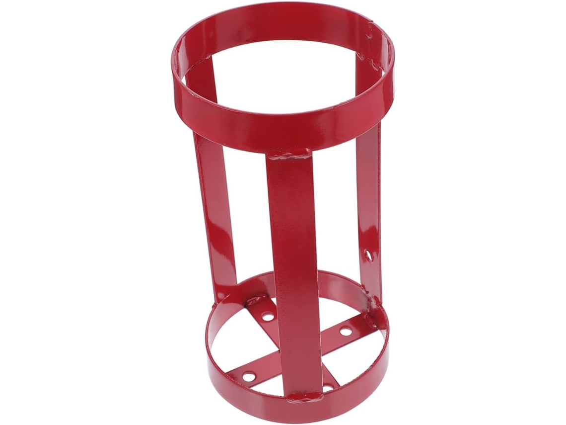 Soporte De Acero Rojo Para Extintor, Compatible Con La Mayoría De Los Modelos.