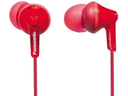 Auriculares con Cable PANASONIC Rp-Hje125E (In Ear - Rojo)
