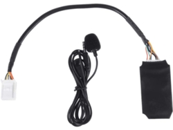 Adaptador De Audio Para Radio De Coche Bluetooth, Cable Auxiliar, Caja De Micrófono