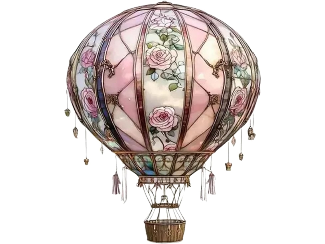 Globo Aerostático Solar De Acrílico - Decoración De Pared, Decoración Colgante Para Ventana Atrapaluz Para Jardín,